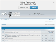 Tablet Screenshot of fixie-king.dk